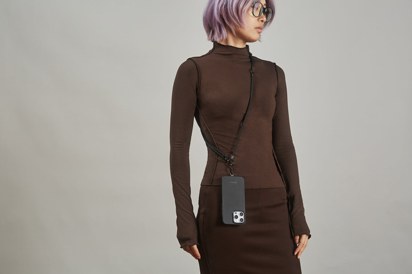 1 to 3 Phone Strap - Black