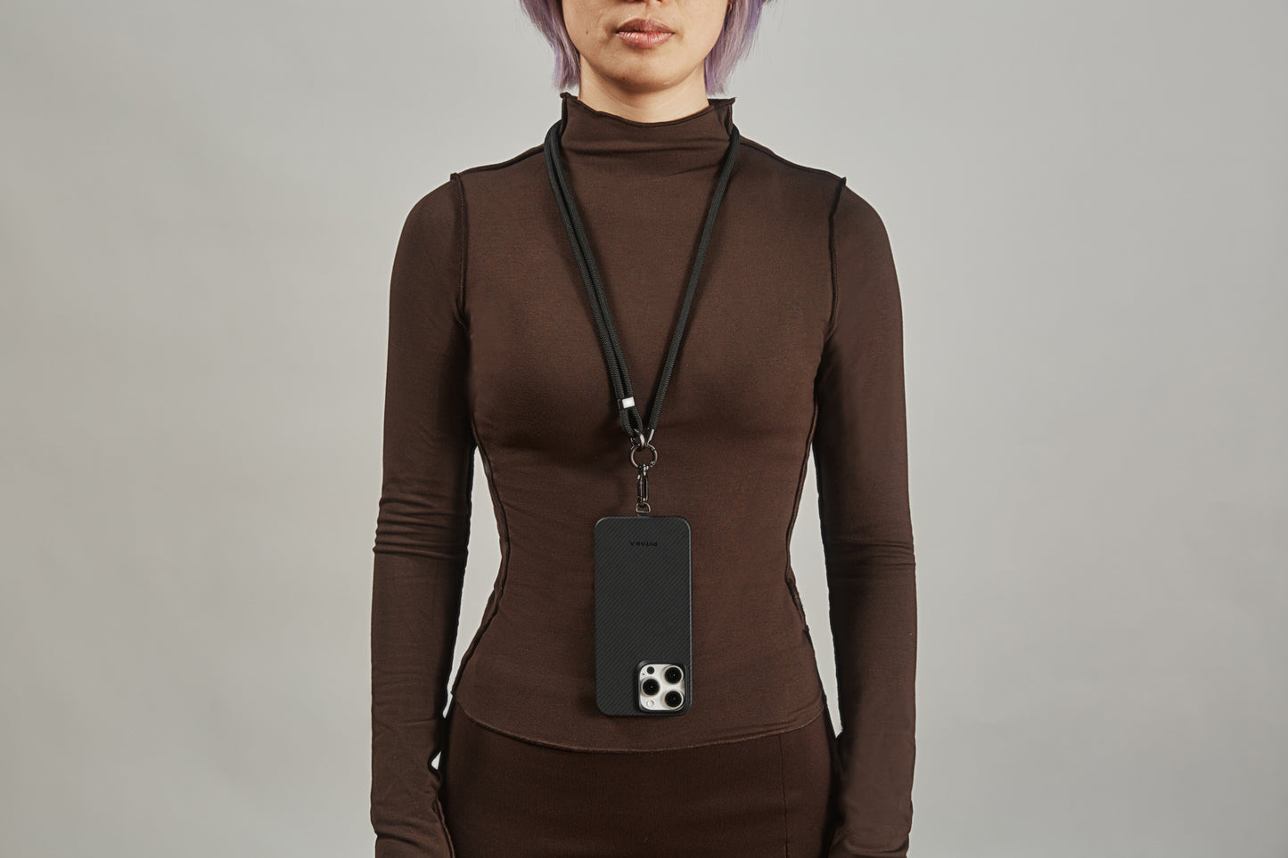 1 to 3 Phone Strap - Black