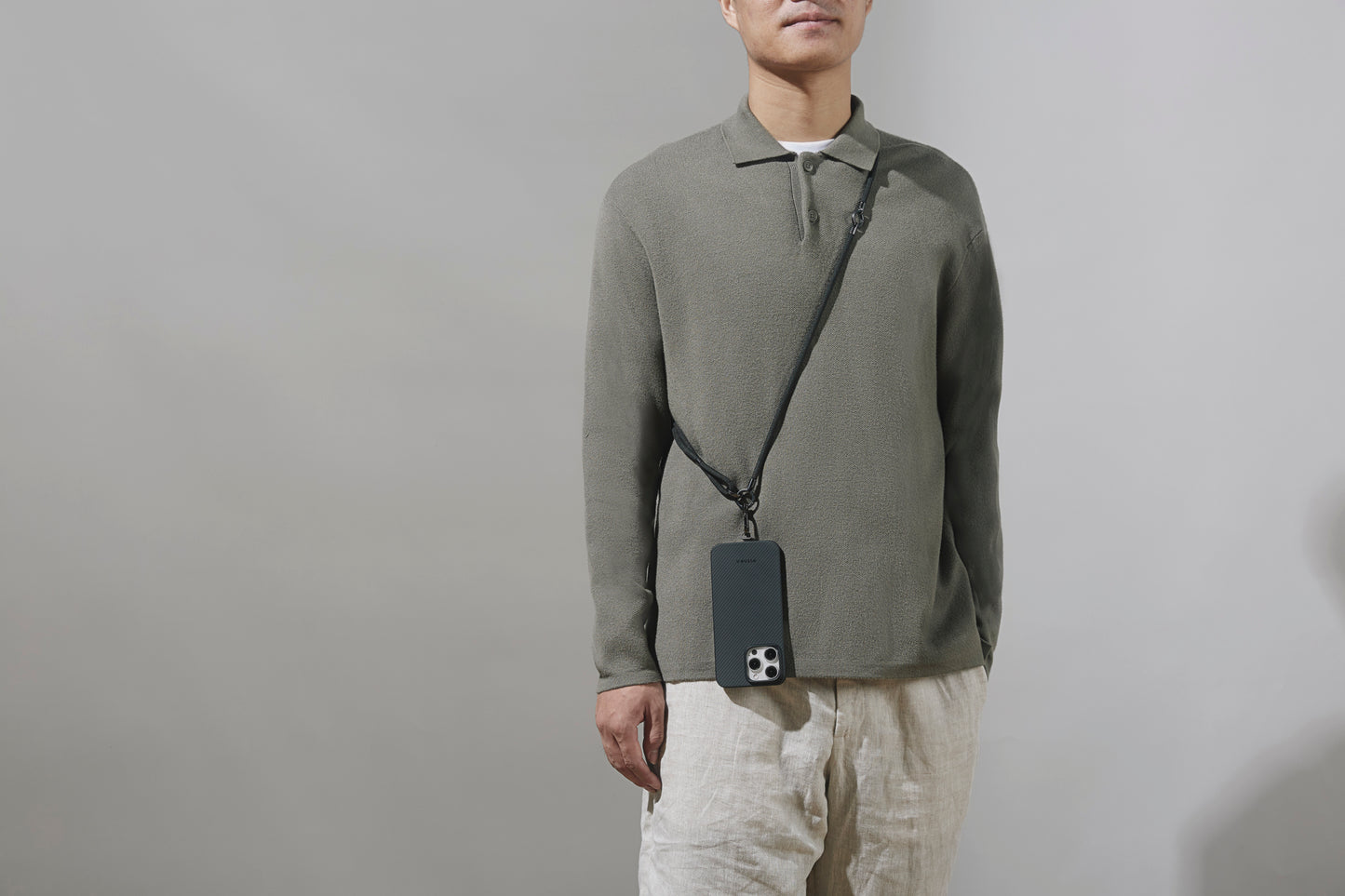 1 to 3 Phone Strap - Black