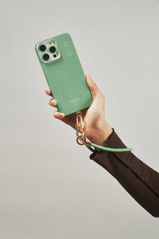 1 to 3 Phone Strap - Forest Green