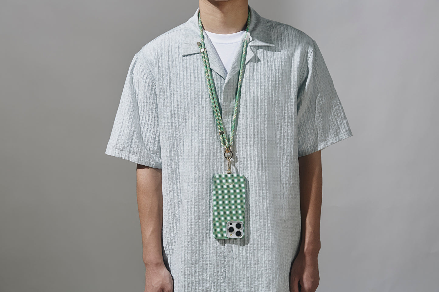 1 to 3 Phone Strap - Forest Green