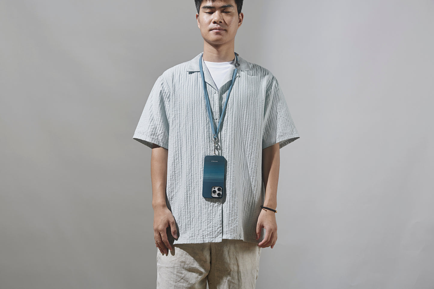 1 to 3 Phone Strap - Ocean Blue