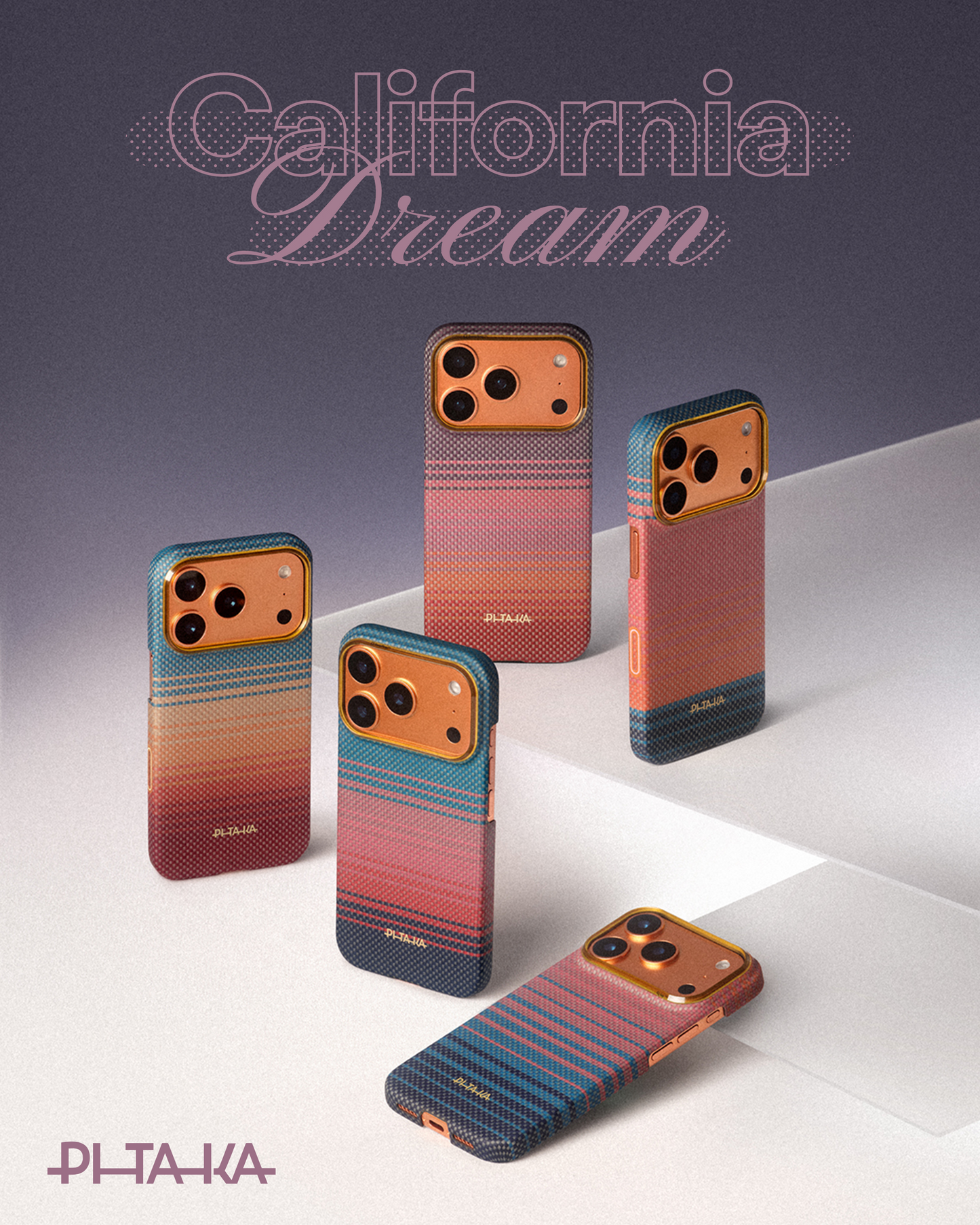 iPhone 17 Pro Max Edge Case California Dream-02 (PitaTap™)