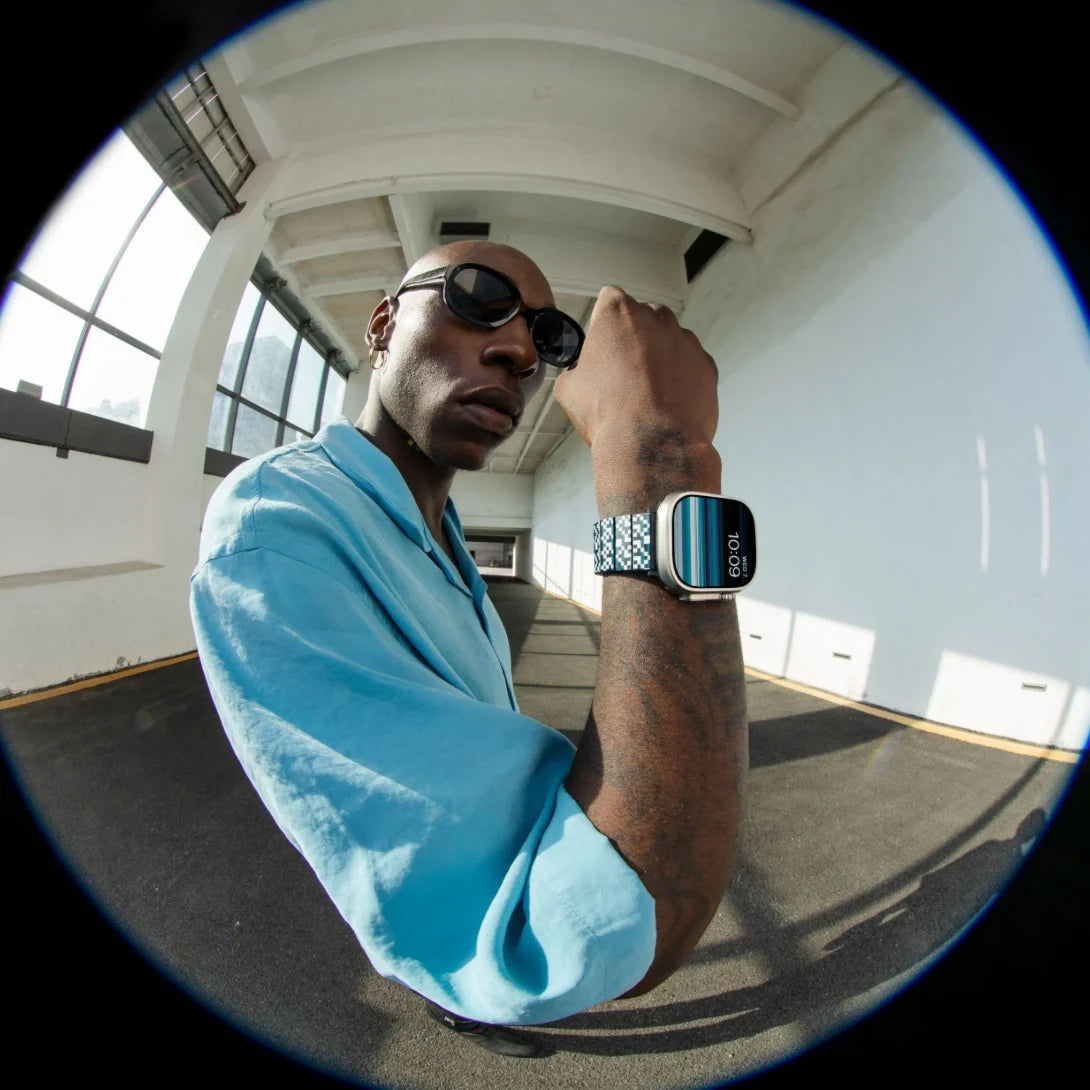 Mosaic ChromaCarbon Band -For Apple Watch