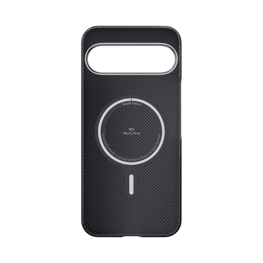 CLASSIC -Ultra Slim Black & Grey Case for Google Pixel 9 Pro XL