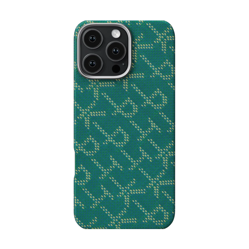 MONOGRAM Ultra Slim - Green & Gold Case