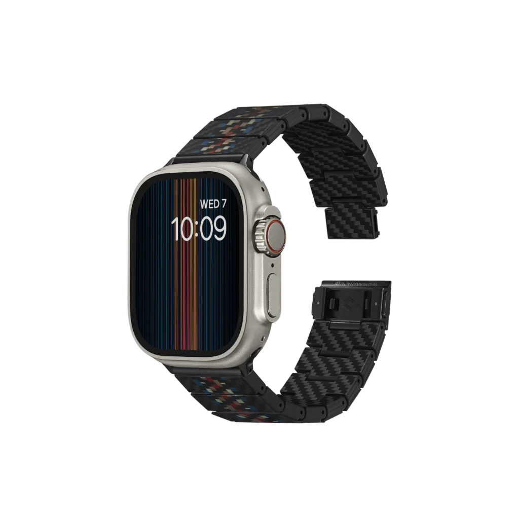 Rhapsody Version Carbon Fiber Watch Band  For Apple Watch