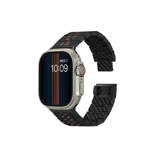 Rhapsody Version Carbon Fiber Watch Band  For Apple Watch