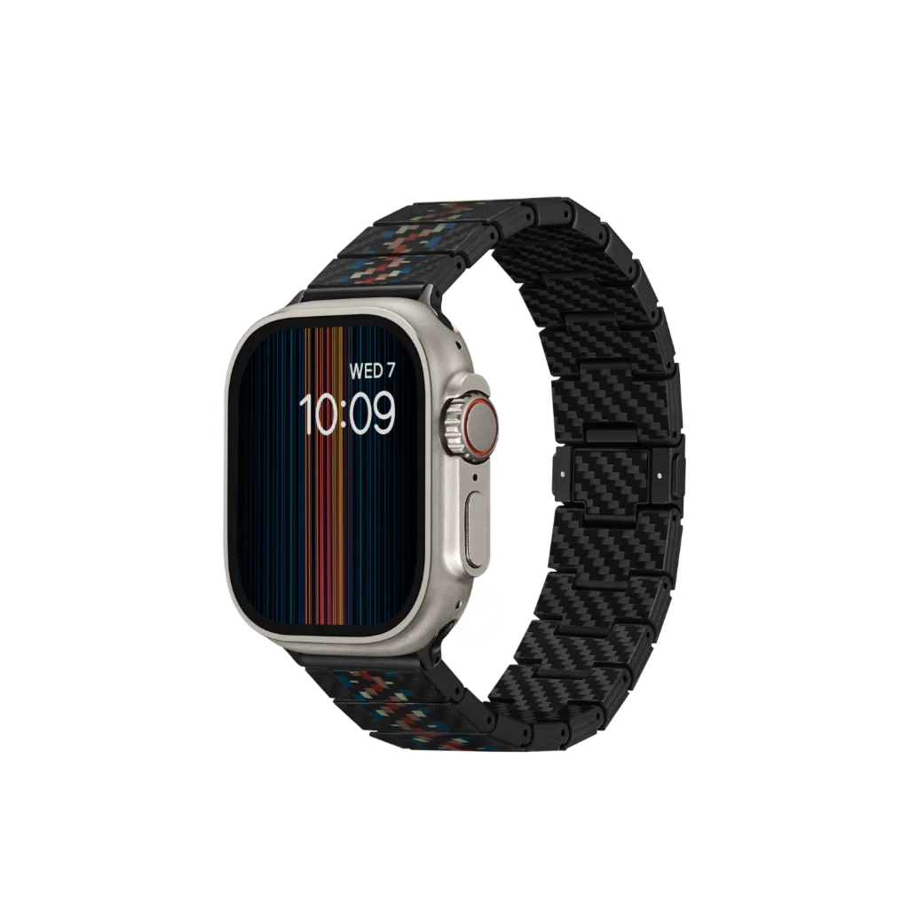 Rhapsody Version Carbon Fiber Watch Band  For Apple Watch