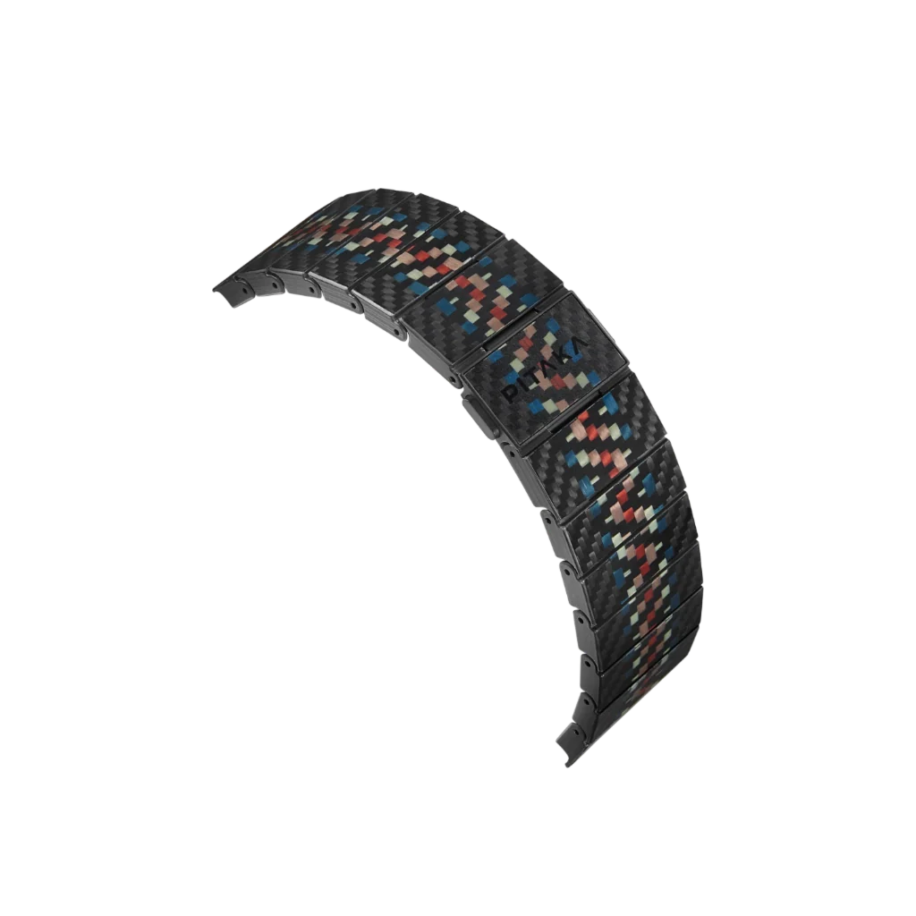 Rhapsody Version Carbon Fiber Watch Band  For Apple Watch