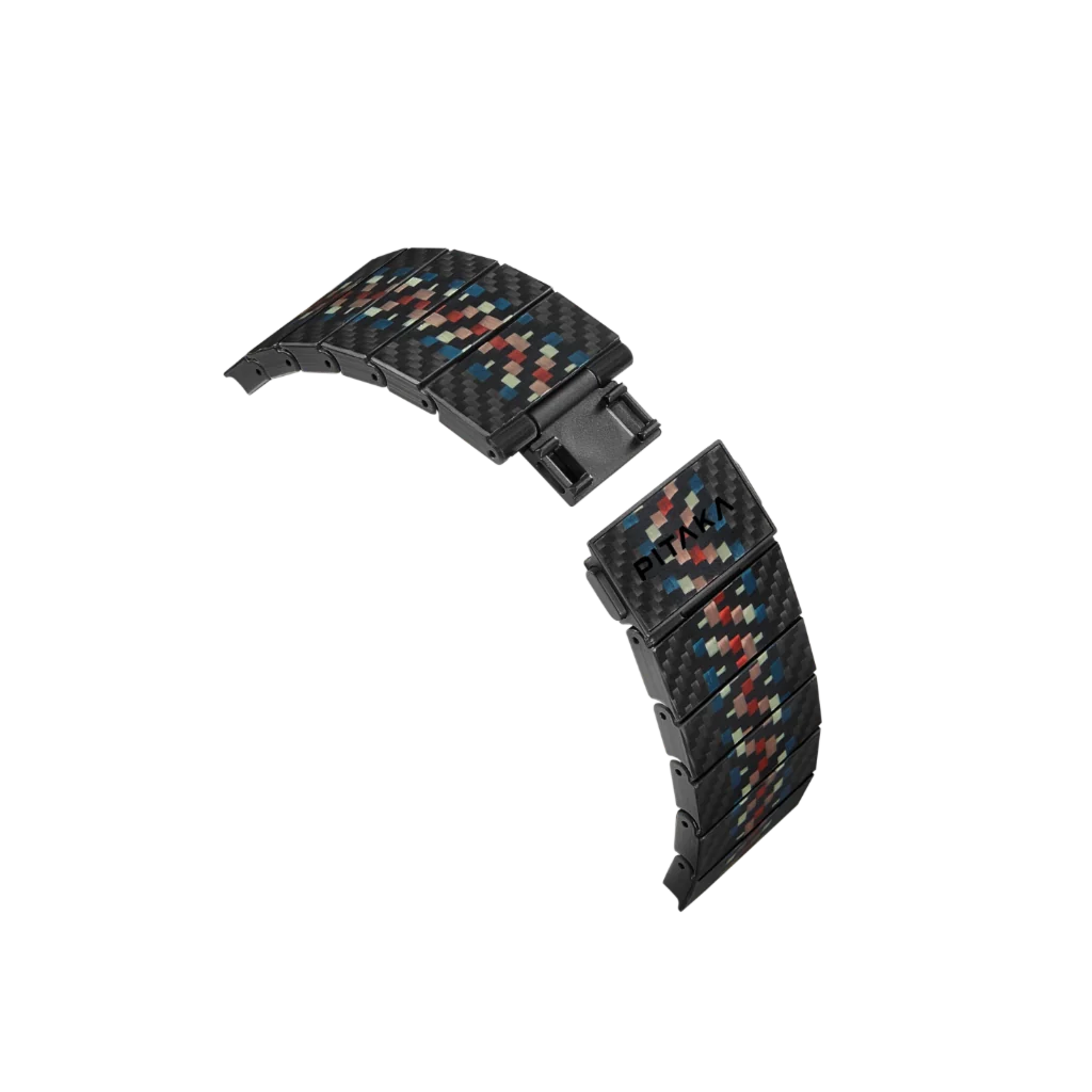 Rhapsody Version Carbon Fiber Watch Band  For Apple Watch