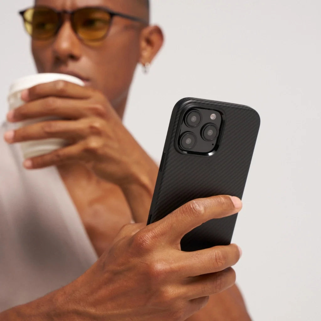 Black & Grey - Military-Grade Protective Case for iPhone 16 Pro Max