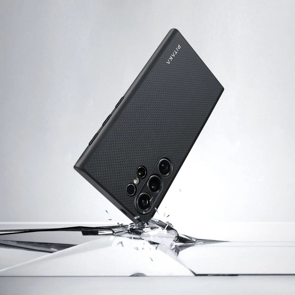 PinButton - Black/Grey Case for Samsung Galaxy S24 Ultra