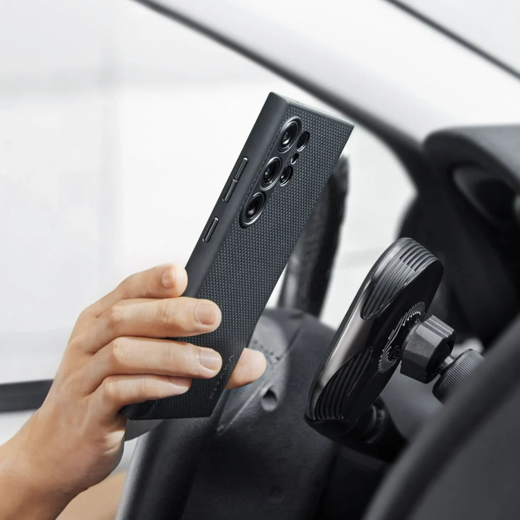 PinButton - Black/Grey Case for Samsung Galaxy S24 Ultra