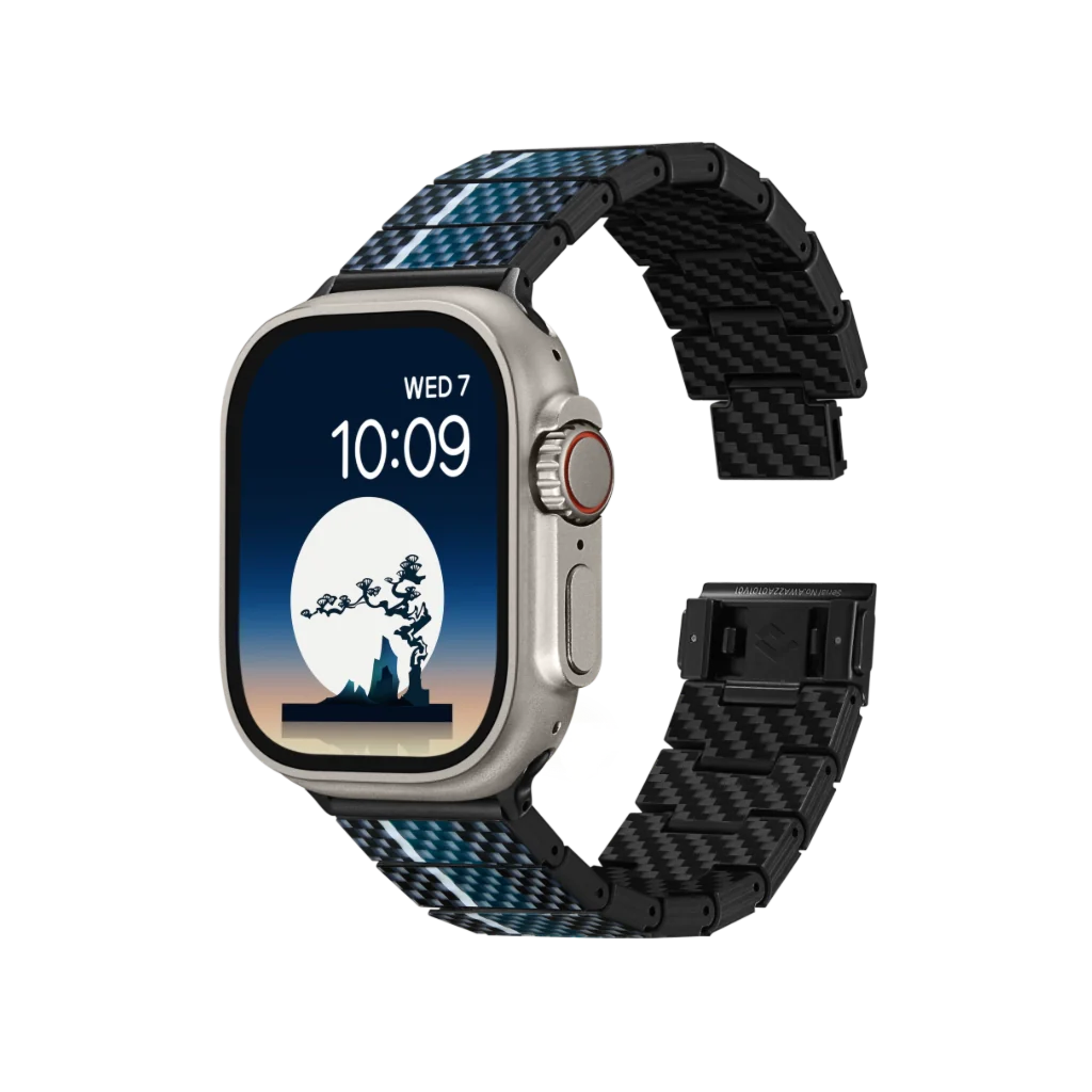 POETRY OF THINGS  ChromaCarbon -for Apple Watch Band