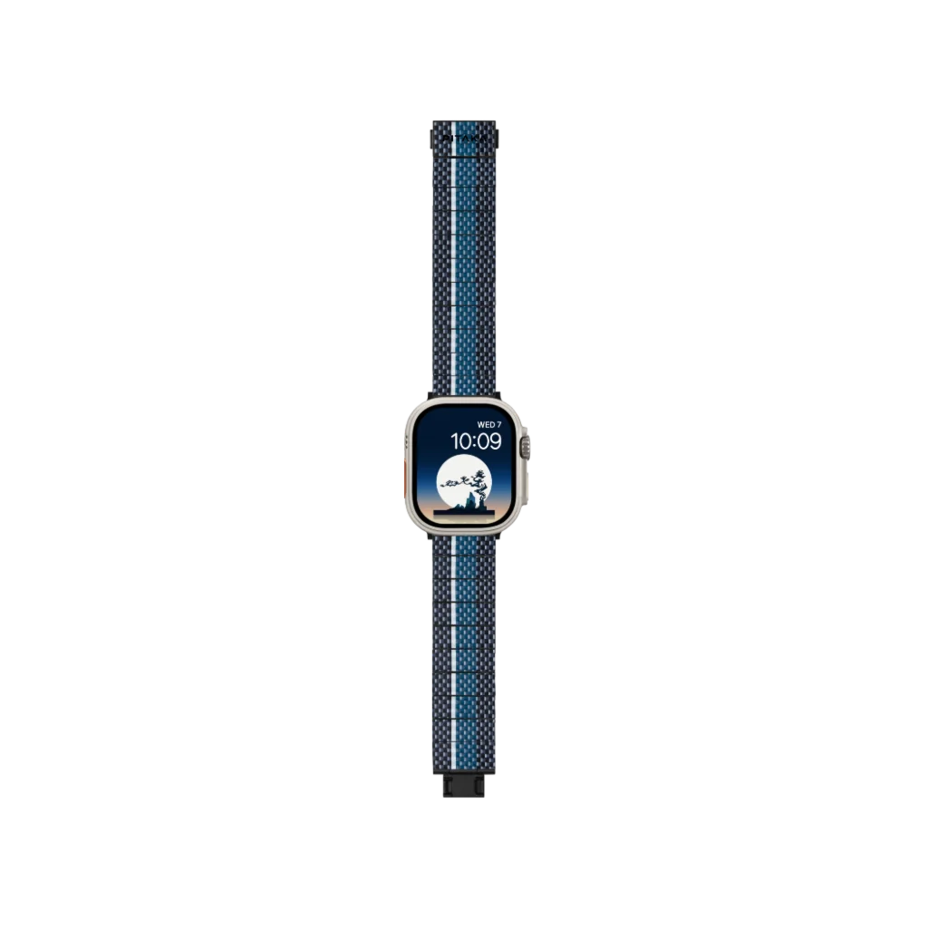POETRY OF THINGS  ChromaCarbon -for Apple Watch Band