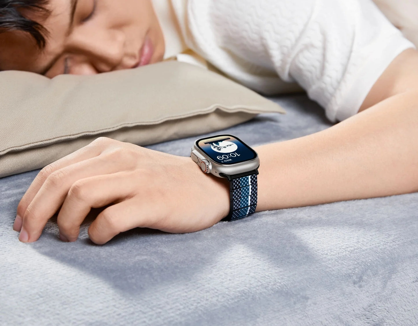 POETRY OF THINGS  ChromaCarbon -for Apple Watch Band