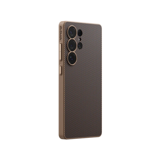 PinButton - Black/Gold Case for Samsung Galaxy S25 Ultra