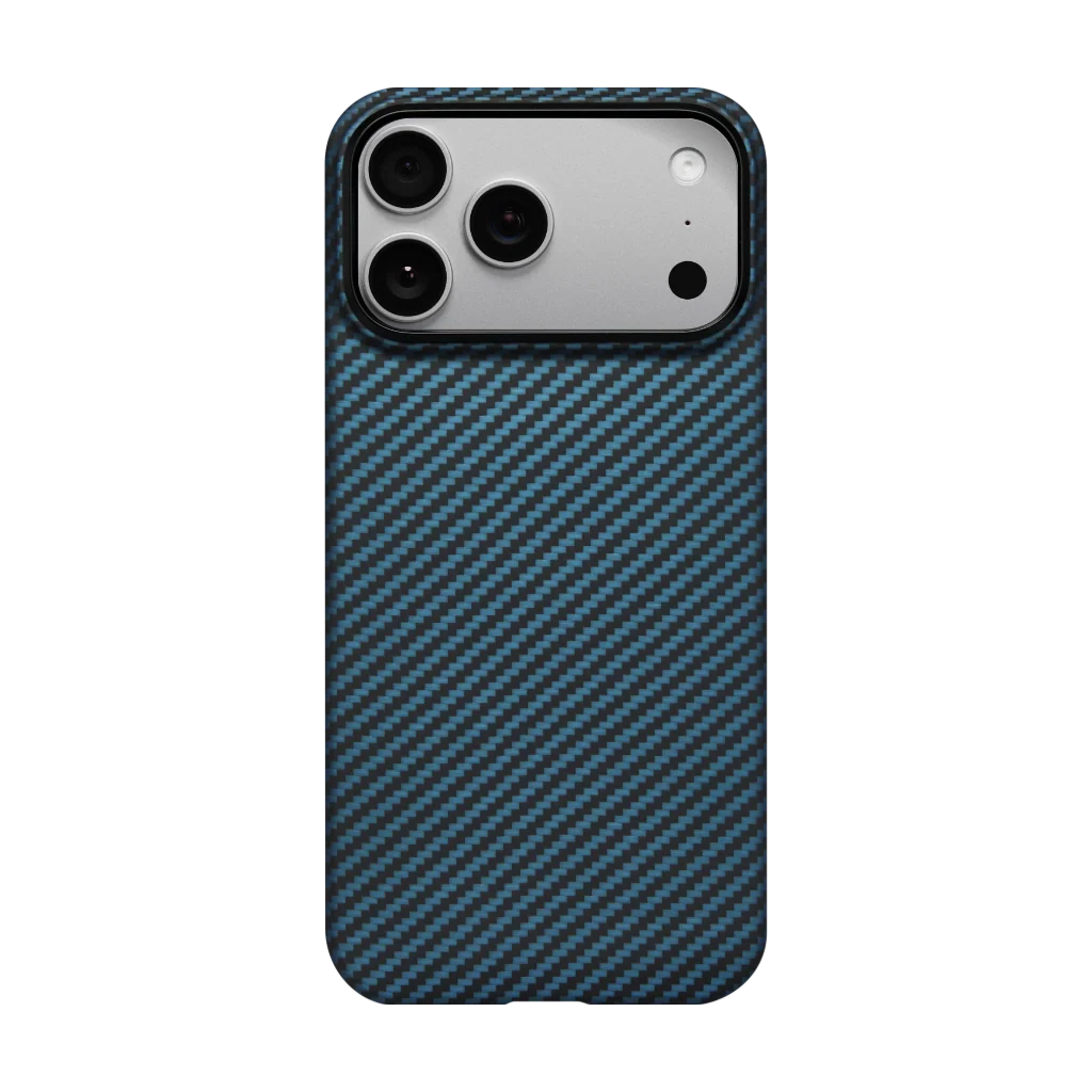 1500D Black/Blue (Twill) (PitaTap™)-iPhone 17 Pro Ultra-Slim Case