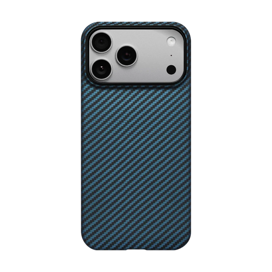 1500D Black/Blue (Twill) (PitaTap™)-iPhone 17 Pro Max Ultra-Slim Case