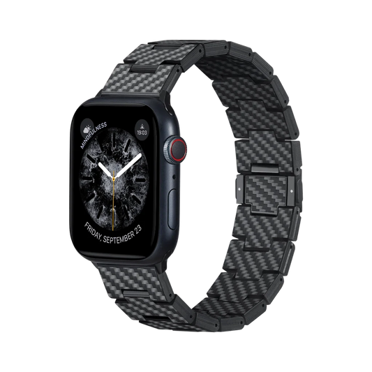 Retro Carbon Fiber Watch Band For Apple Watch
