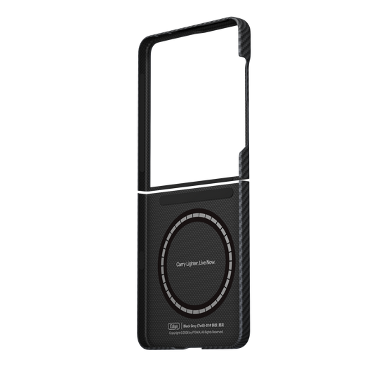 Galaxy ZFlip 8 Pitaka Classic Black & Grey Case