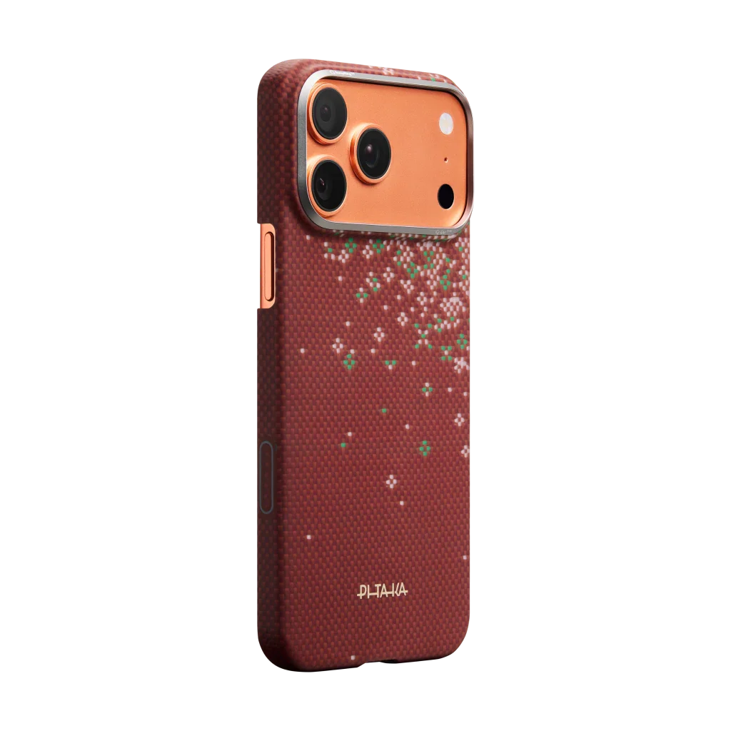 iPhone 17 ProMax PITAKA Daybreak Red (PitaTap™)