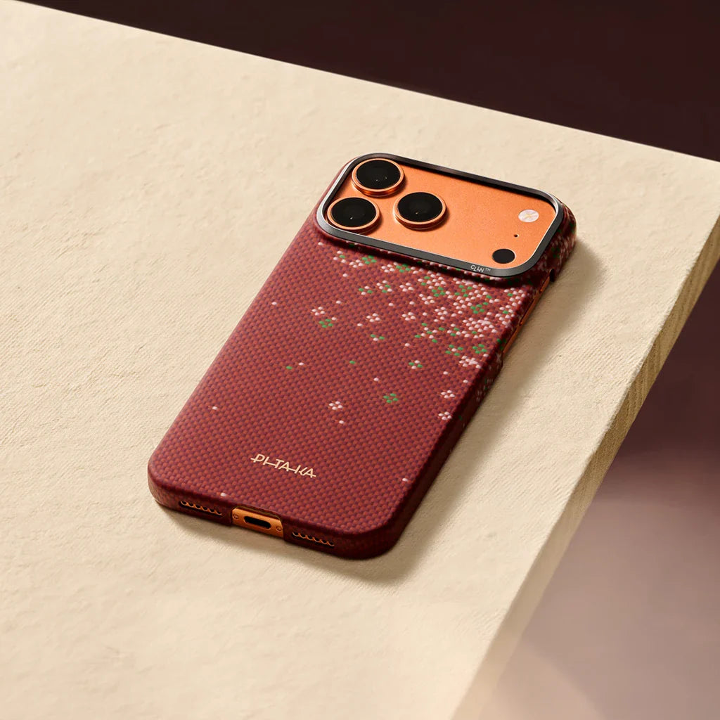iPhone 17 ProMax PITAKA Daybreak Red (PitaTap™)