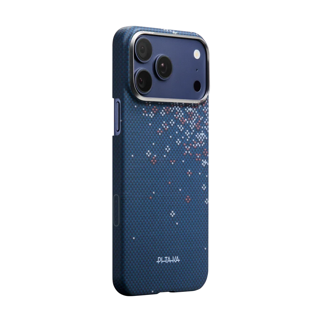 iPhone 17 ProMax Pitaka Sakura Nightfall Blue
