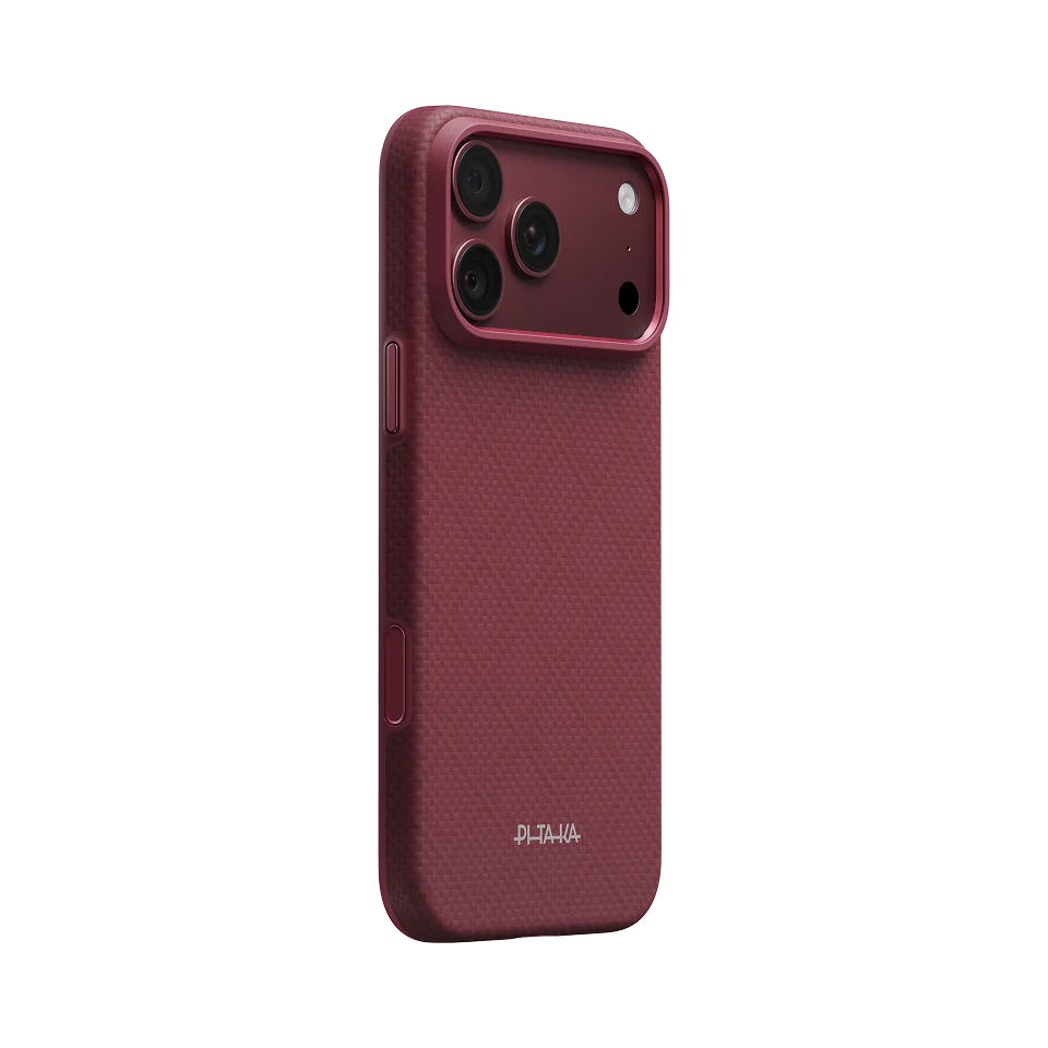 iPhone 18 Pro Summa Case Argyle Burgundy