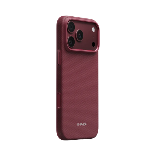 iPhone 18 Pro Summa Case Argyle Burgundy