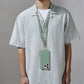 1 to 3 Phone Strap - Forest Green