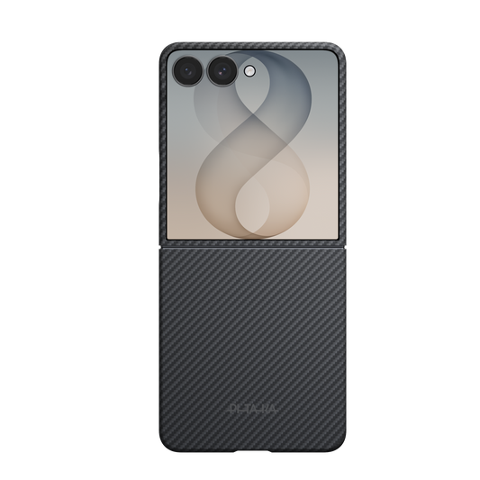 Galaxy ZFlip 8 Pitaka Classic Black & Grey Case
