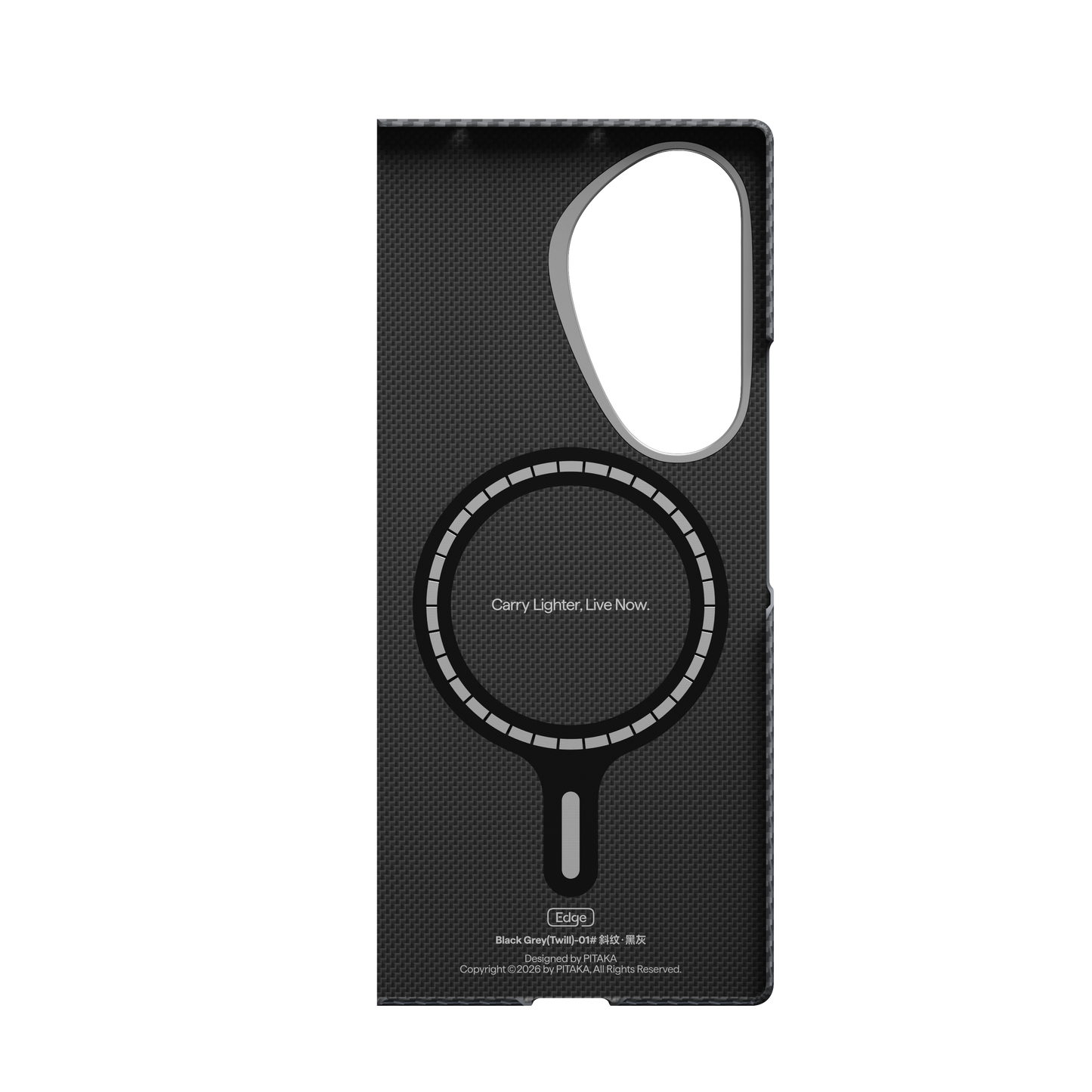 Classic Black Grey Galaxy ZFold 8 Ultra Edge Case
