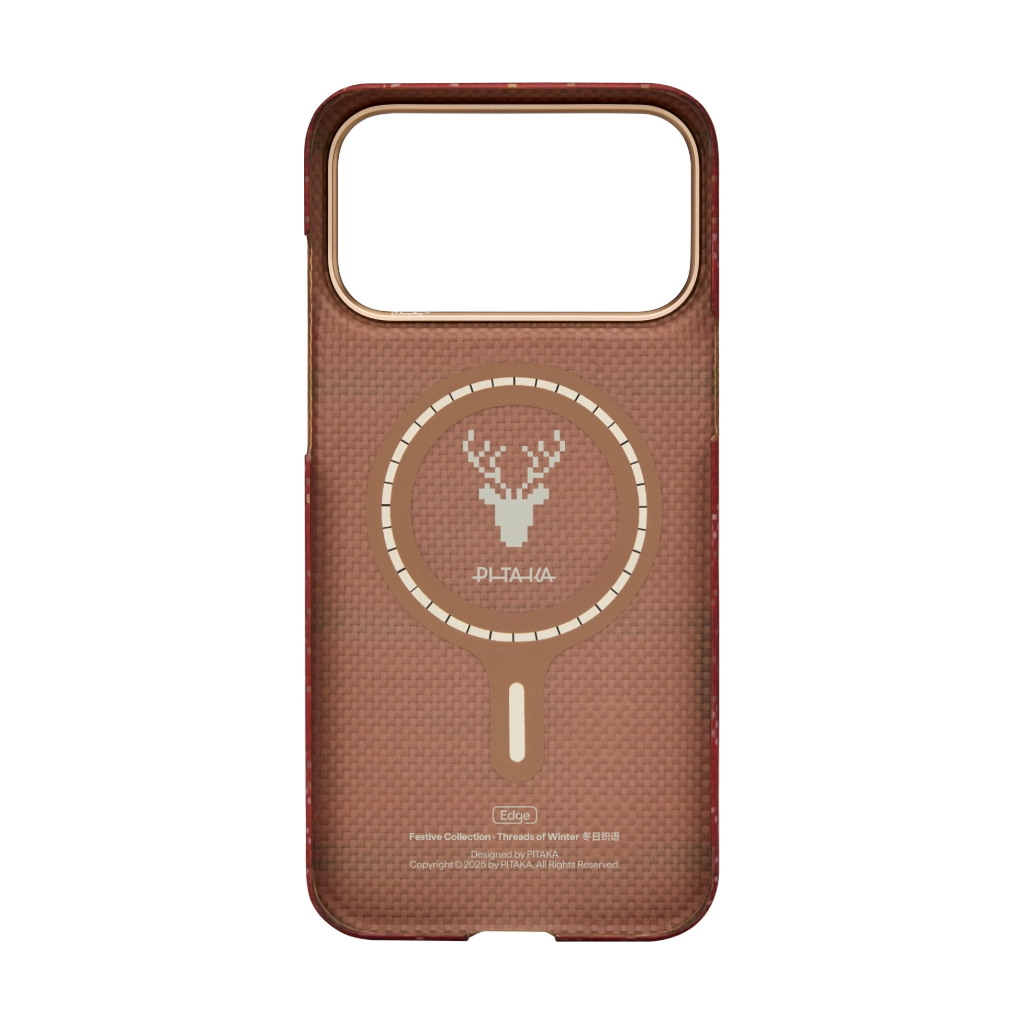 Threads of Winter -Red Case per iP 17ProMax