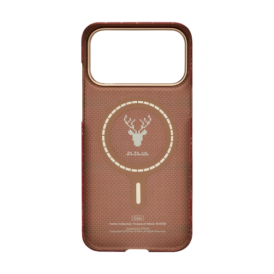 Threads of Winter -Red Case per iP 17ProMax