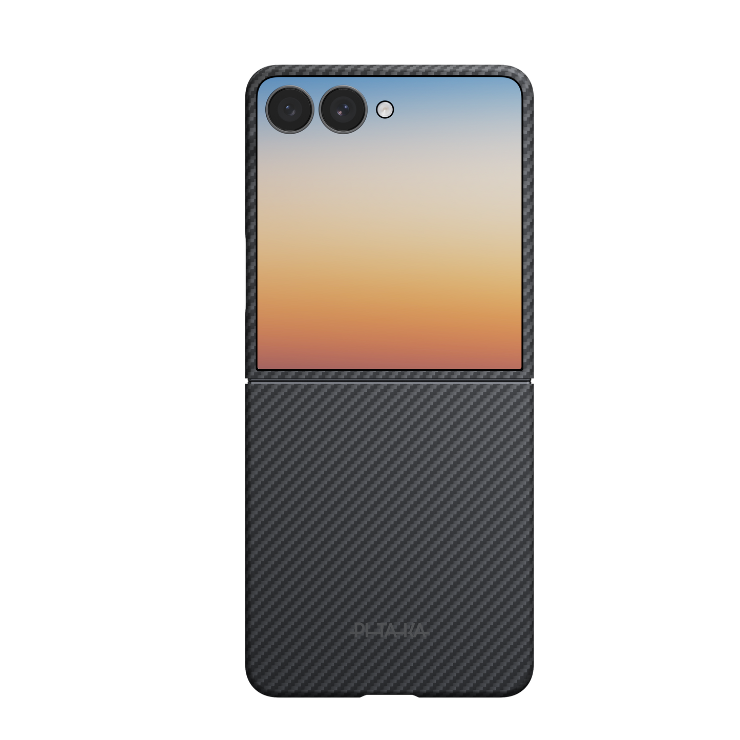Galaxy ZFlip 8 Pitaka Classic Black & Grey Case