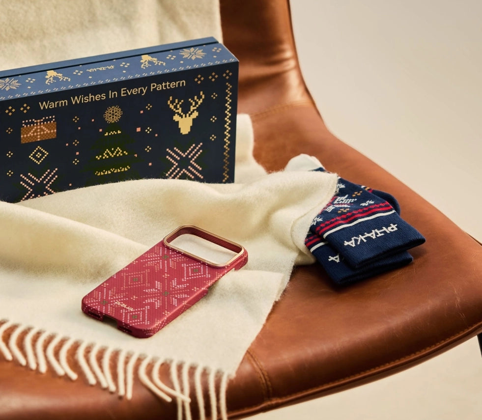 Threads of Winter -Red Case per iP 17ProMax