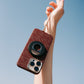 MONOGRAM Ultra Slim  - Red & Gold Case + Magnet Ring Stand