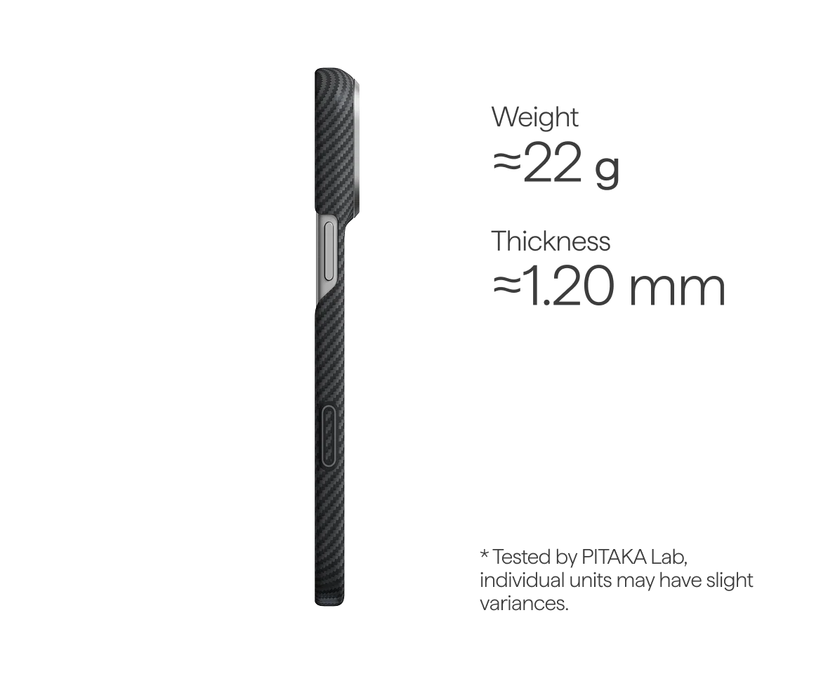 iPhone 18 ProMax Lava Black Ultra Slim Case (PitaTap™)