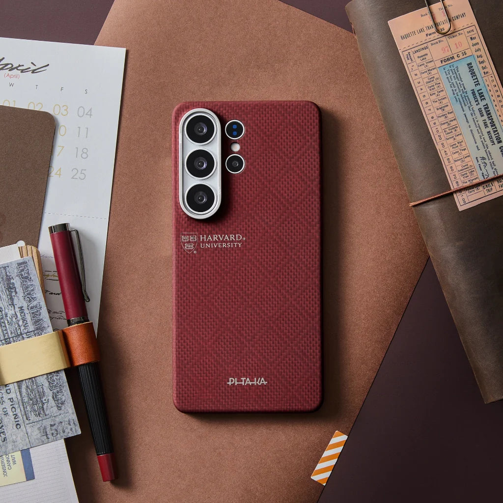 Pitaka Harvard Crimson Samsung S26Ultra