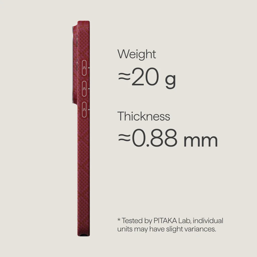 Pitaka Harvard Crimson Samsung S26Ultra