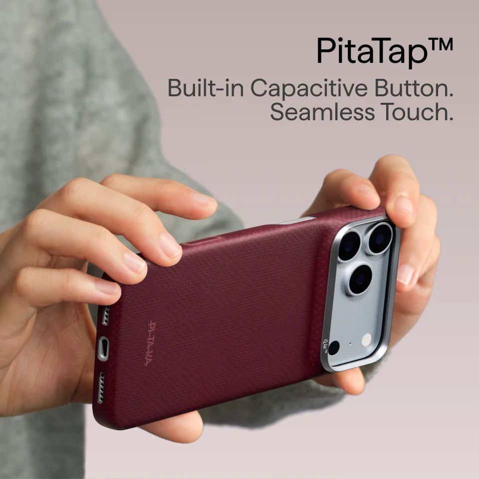 iPhone 18 Pro Edge Case Argyle Burgundy (PitaTap™)