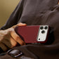 iPhone 18 Pro Edge Case Argyle Burgundy (PitaTap™)