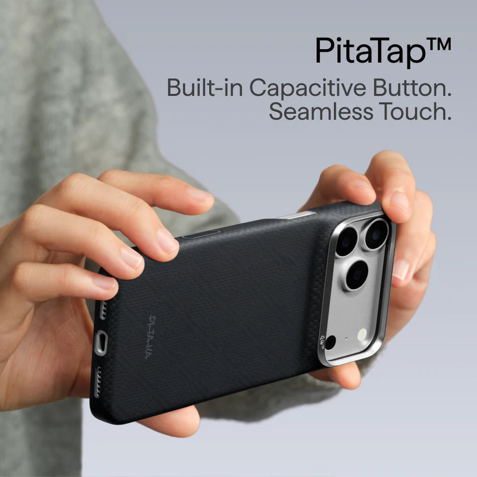 iPhone 18 Pro Edge Case  Lava Black (PitaTap™)