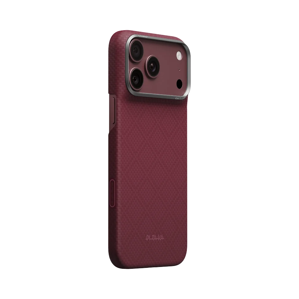 iPhone 18 Pro Edge Case Argyle Burgundy (PitaTap™)
