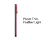 iPhone 18 Pro Edge Case Argyle Burgundy (PitaTap™)