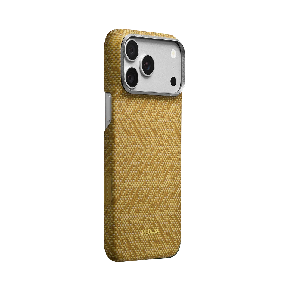 iPhone 18 Pro Edge Case  Golden Drift (PitaTap™)