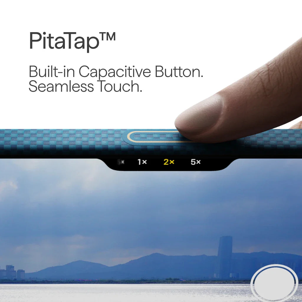 iPhone 17 ProMax PITAKA Azure Green (PitaTap™)