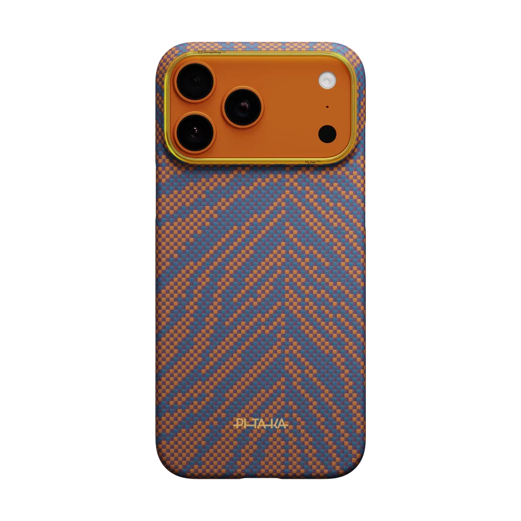 iPhone 17 Pro Edge Case Burning Orange (PitaTap™)